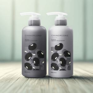 청미정 흑곡 지성 샴푸 & 트리트먼트 500ml 세트