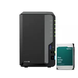 Synology 시놀로지 DS225+ (4TB) 4TBx1 HAT3300 정품하드 포함 2베이 NAS 초기설정 지원