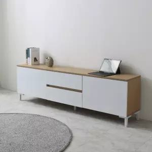C1340 서랍 2단 1600 거실장 2colors