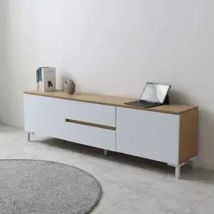 히트가구 C1340 서랍 2단 1600 거실장 2colors