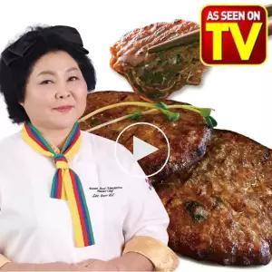 KJ TV라이브홈쇼핑 이순실 국내산 고기떡갈비 스테이크 한우 소고기 떡갈비 16P 국내산 소고기