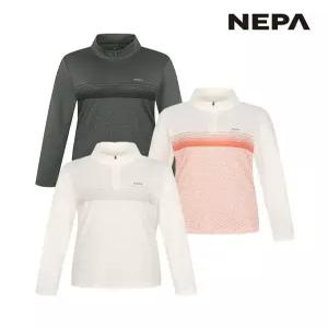 [네파]네파 여성 헥사곤 긴팔 집업 티셔츠 7J45408