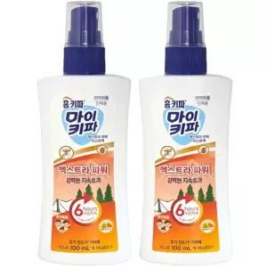 홈키파 마이키파 모기 진드기 벌레 기피제 - 엑스트라 파워 미스트액 100mlx2개 모기 진드기 스프레이