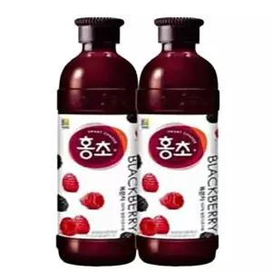 청정원 홍초 복분자 900ml X 2개