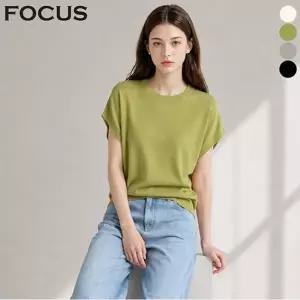 [포커스] 심플 돌먼 루즈핏 썸머 니트_VF6M1KT2460