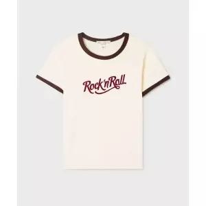 매장정품 WHO.A.U 후아유 Rock Lettering Ringer T-shirt(F) WHRAG3721F 1857029
