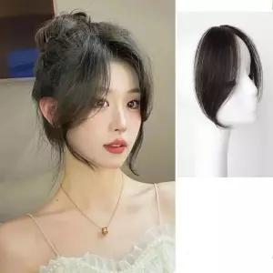 브이라인 옆머리 웨이브 부분가발(좌우 1set)