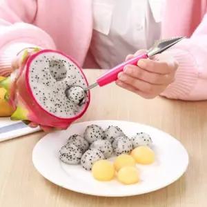 컬러 화채 아이스크림 스푼 1개(색상랜덤)