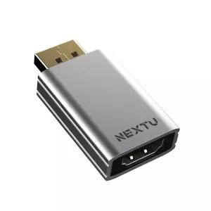 넥스트유 버이프 DP TO HDMI2.0 젠더 컨버터 커넥터 무전원 1446DPHD-4K