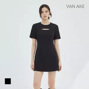 [반에이크] 트임넥 반팔원피스_VB36OPMD01Z