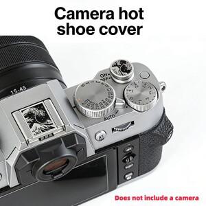 1세트 메탈 카메라 핫슈 커버 + 셔터 릴리즈 버튼 보호 캡 (캐논 호환호환  니콘 호환 Z30  소니 호환호환