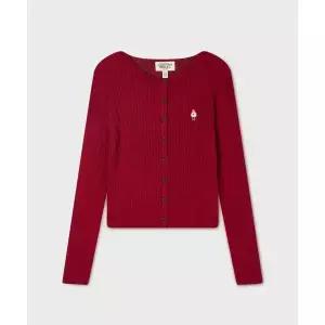 후아유 WHO.A.U High Gauge Cotton Cable Cardigan WHCKG4821F 160839