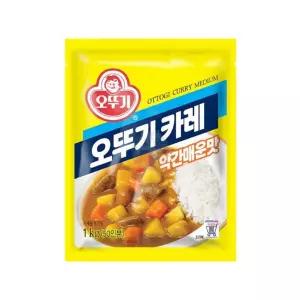 카레 커리 분말카레 오뚜기 과립형 약간매운맛 스 1kg 약간매운맛 1kg