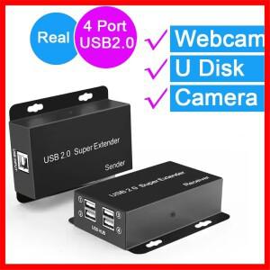실제 USB 2.0 슈퍼 익스텐더 50M CAT6 케이블을 통해 연장 캠 카메라 프린터 U 디스크 키보드 마우스 용 4