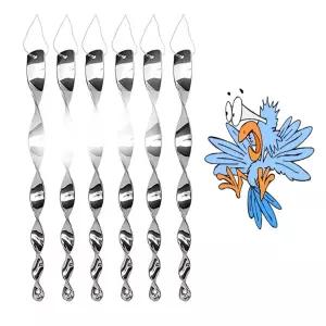 IOWFI2AFY 빛기 판 6개 조류 퇴치기 새ㅤㅉㅗㅈ기 스틱 신개념 반사 햇빛
