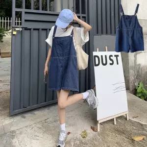 SIS-920 데님점프수트여자멜빵바지 와이드 슈트 여성 여름