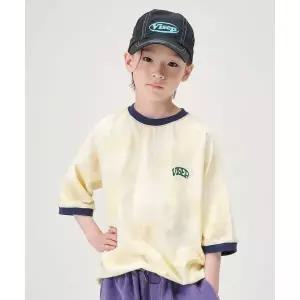 매장정품 VIASEPTEMBER 루아나 하프 티셔츠 옐로우
