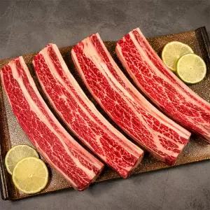 마장가 꽃갈비 캠핑 바베큐 구이용 미국산 우대갈비 400g 1개