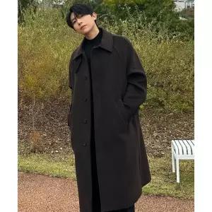 마인드브릿지 오정규 PICK두굿 COUTURE캐시미어 오버핏 발마칸 롱 코트 - 4color