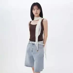 LAP 플리츠 시어 스카프 AS7AM461