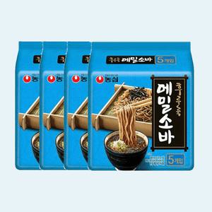 메밀소바 127g 5개입 4봉 총20봉 정통소바 일본소바 간장소스 시원한