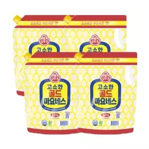 오뚜기 골드마요네즈(스파우트팩) 3.2kg x 4개(1박스)