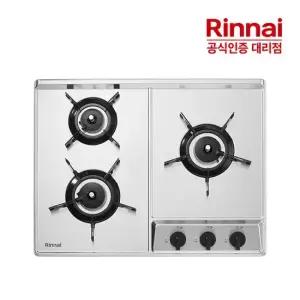 고화력 3구 빌트인 가스쿡탑 INBS301DJ 실버 가스레인지 2025년형  CJO