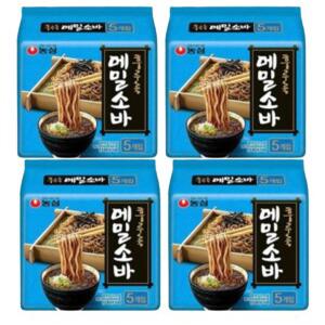 메밀소바 라면 농심 메밀소바 5입 4봉 (20개)