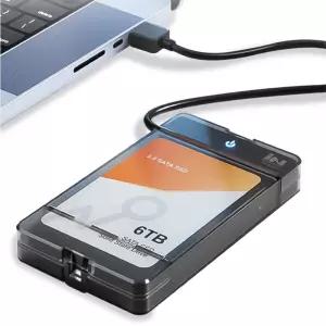 2.5 외장하드케이스 USB3.0 to SATA3 HDD SSD 외장형 노트북 디스크 리더기 보관 보호 젠더 사타 케이블