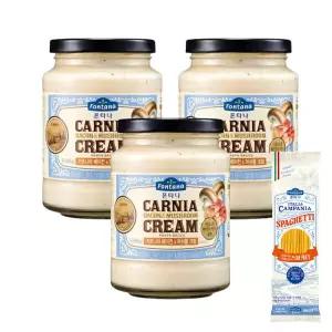 폰타나 카르니아 크림 파스타소스 430g 3개 + 스파게티면 500g