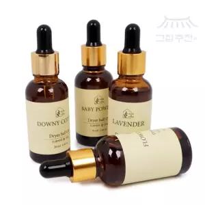 그집추천 드라이어볼 전용 세탁 아로마 오일 30ml 의류향오일 세탁탈취