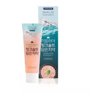 히말라야 핑크솔트 담은 치약 100g 3P 플로랄 민트 치솔 칫솔 허브 프레시허브 내츄럴치약