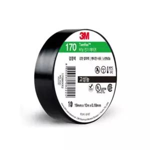 3M 170 고성능 전기테이프 검정색 19mm x 10M 낱개