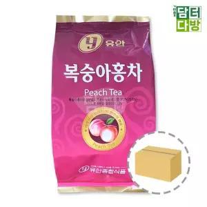 매장 자판기용 가루 블랙티 900gx12개 복숭아홍차 대용량 분말 파우더 업소