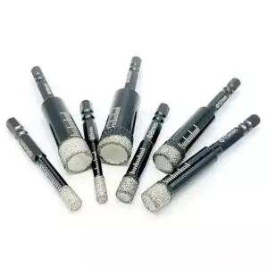 5mm 다이아몬드 홀소 육각 건식드릴비트 전문가용 유리 타일 대리석 화강암 타공