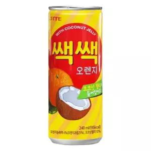 롯데 쌕쌕 오렌지 240ml 30캔 탕비실 음료수 간식