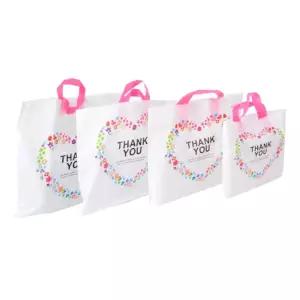 제이원잡화점 THANK YOU 손잡이 비닐 쇼핑백 포장봉투