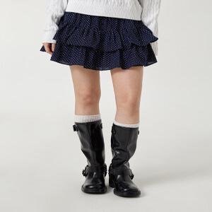 [AK수원점] [후아유] 여성 Dot Short Tiered Skirt WHWHG1191F