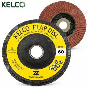  켈코 C356 플랩디스크 60방 100mm / 해바라기 날개 페파 타입 그라인더 사포날 