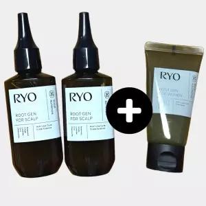 려 루트젠 탈모증상케어 두피에센스 80ml 2개+샴푸 50ml [두피/탈모케어]