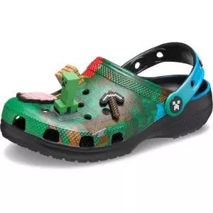 Crocs 유니 아동용 클래식 마인크래프트 클로그, 멀티, 6 대아