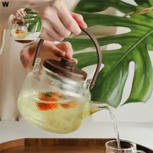 직화 내열유리 이든 증류식 D타입 1L 티포트 주전자