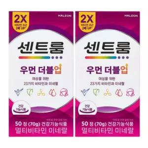 센트룸 우먼 더블업 멀티비타민 50정 x 2박스