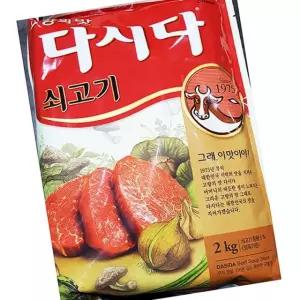 백설 쇠고기 다시다 2KG 조미료