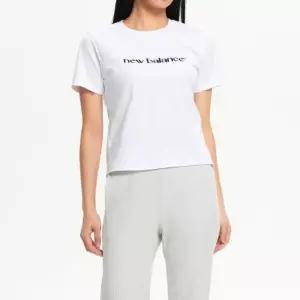 뉴발란스반팔티 GQT NBNEF2W022-10 WOMEN 에센셜 베이직 반팔티 (STANDARD FIT)