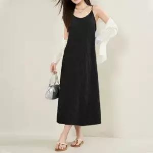 [블로썸스틸] LM-0664 플리츠 끈나시 원피스 2color (36155935A)