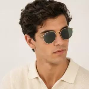 레이밴 썸머블프 RB3447-001 라운드 라운드 메탈 선글라스