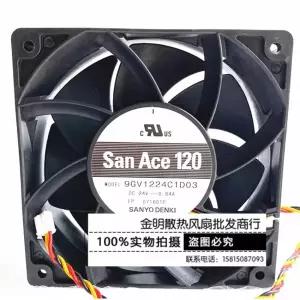 SANYO 9GV1224C1D03 SAN ACE 120 DC24V 0.64A 팬 120x120x38mm용 쿨러 팬