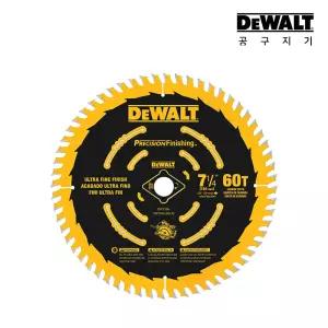 디월트 184mm 목재용 정밀형 원형톱날 DW3196 정밀절단 60T (내경19mm)