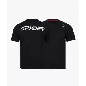 SPYDER 남성 소로나 베이직 라운드 반팔 티셔츠 SOLMCNRS204MBLK 469379